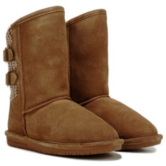 BearPaw Shoes - Bearpaw Size 7 Brown Boshie Knit Boots